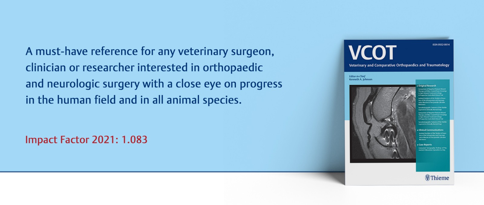Abstracts of the 6th World Veterinary Orthopedic Congress Thieme