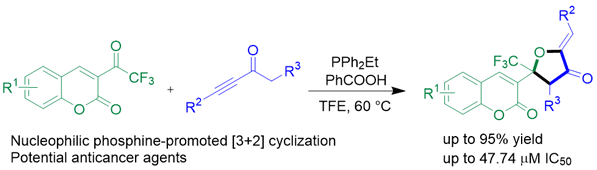 Phosphine-Mediated [3+2] Cyclization.gif